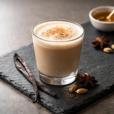 Starbucks pequeño chai latte de vainilla con leche de almendra