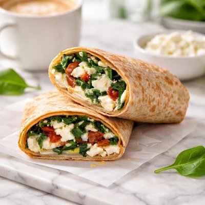 Espinacas con Feta de Starbucks