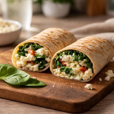 Starbucks spinach feta egg whote wrap