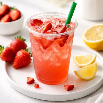 limonade à la fraise et açaï de Starbucks
