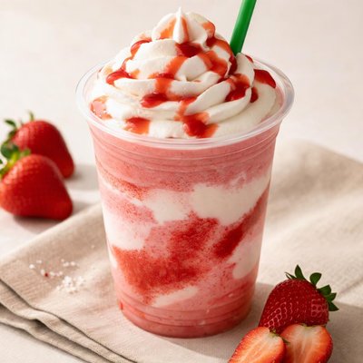 Starbucks strawberry cream frappuccino