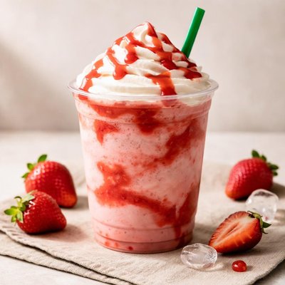Starbucks strawberry frappuccino