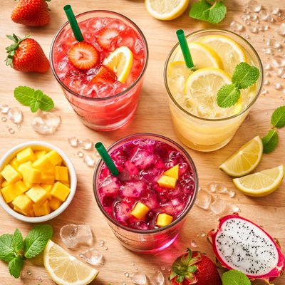 星巴克夏日柠檬水