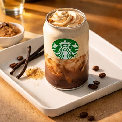 Starbucks sweet cream bitro can Nutrition
