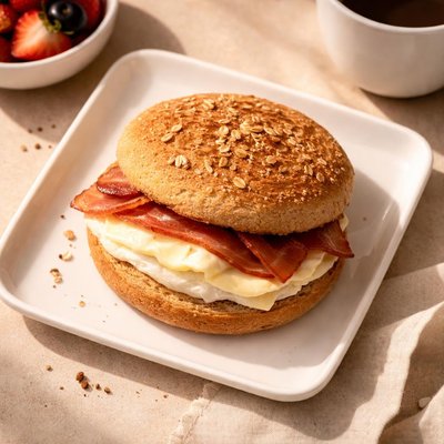 Starbucks turkey bacon egg white sndwi h