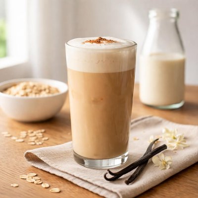 Starbucks vanilla oatmilk latte