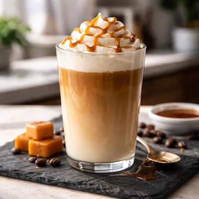 Starbucks venti caramel latte
