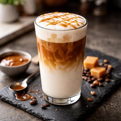 Starbucks venti caramel macchiato