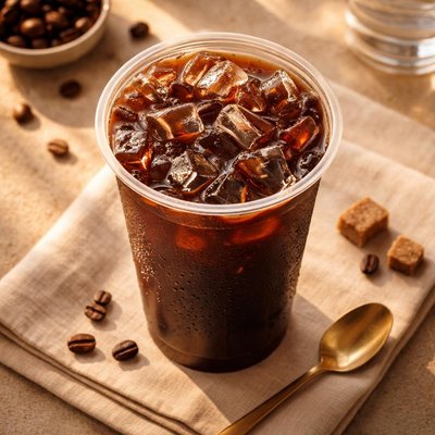 Starbucks venti iced americano