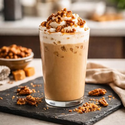 Starbucks venti pecan crunch latte