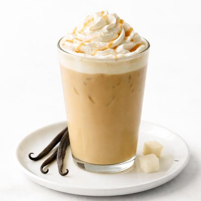 Starbucks venti vanilla latte