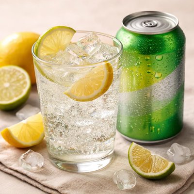 Starry lemon-lime soda