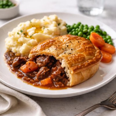 Steak ale pie