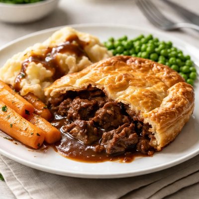 Steak and ale pie
