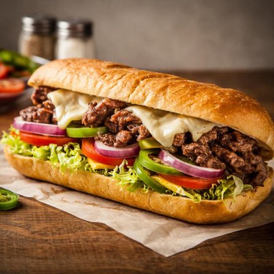Steak and cheese subway