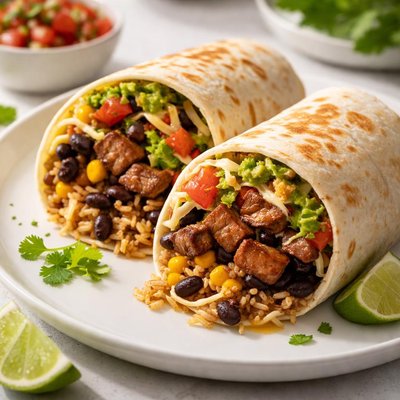 Steak burrito