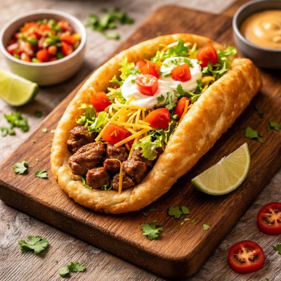 Steak chalupa supreme taco bell