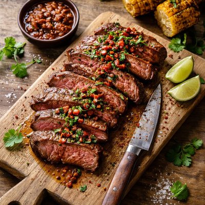 Steak chipotle