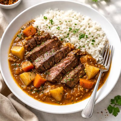 Steak curry