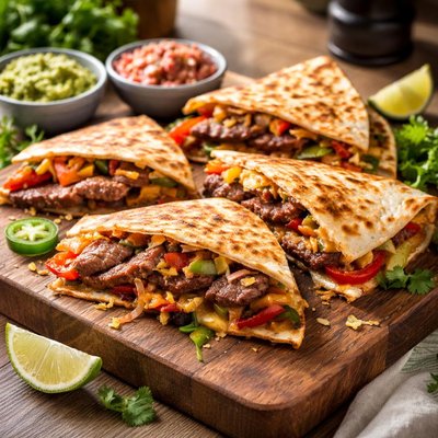 Steak fajita quesadilla