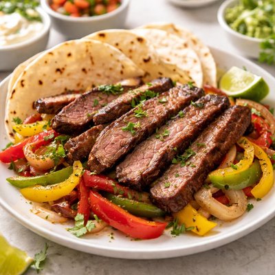 Steak fajitas