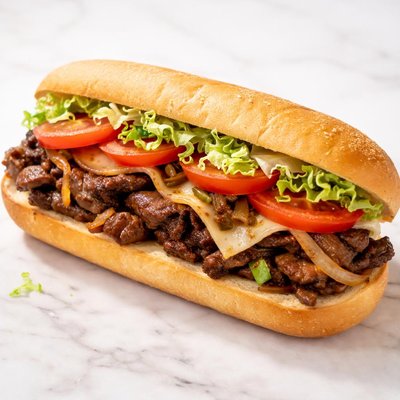 Steak hoagie