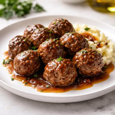 Steak meatball