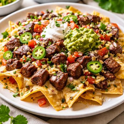 Steak nachos