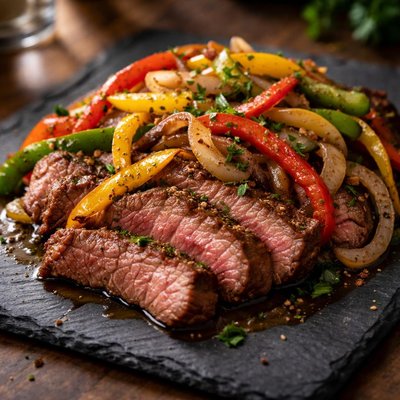 黑胡椒洋葱牛排