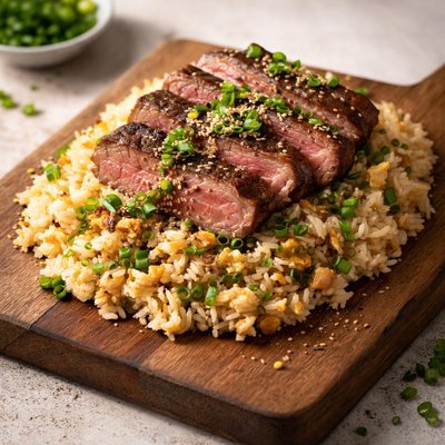 Steak rice