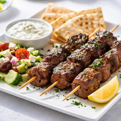 Steak souvlaki