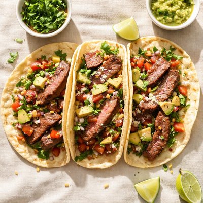 Steak streak tacos