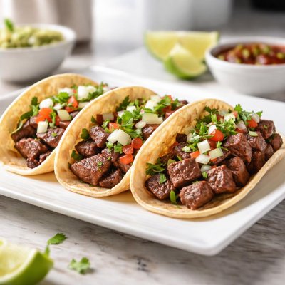 Steak street tacos