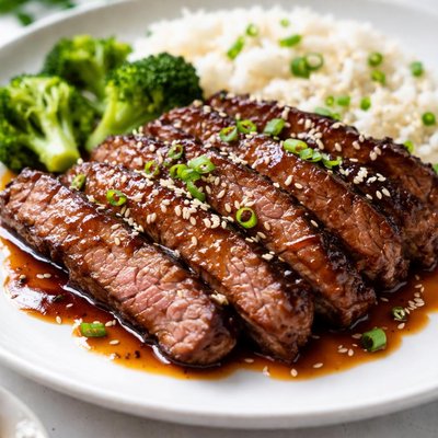 Steak teriyaki