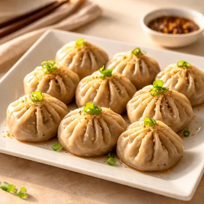 Steamed beef dumplings