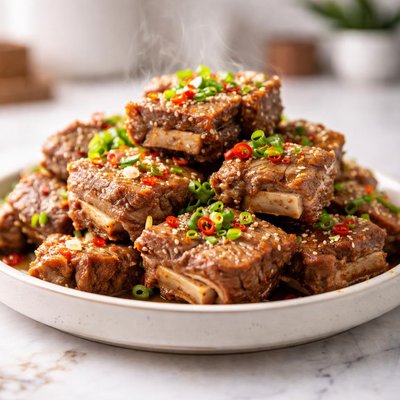 Steamed beef ribs