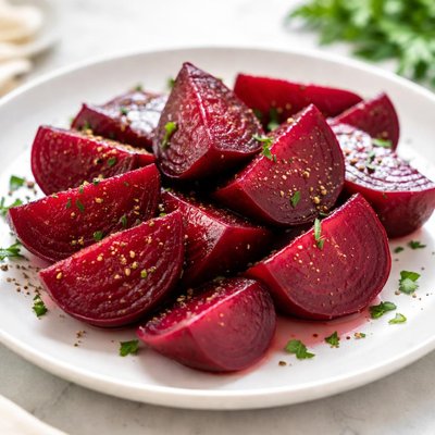 Steamed beets
