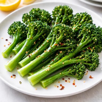 Steamed broccolini