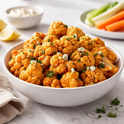 Steamed buffalo cauliflower