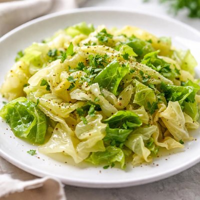Steamed cabbage