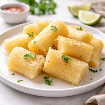 Steamed cassava
