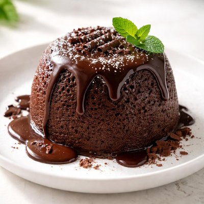 Steamed chocolate pudding