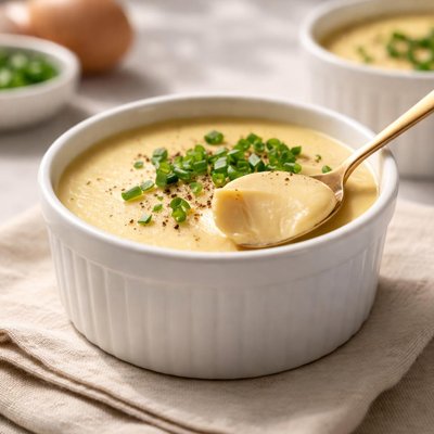 Steamed egg pudding