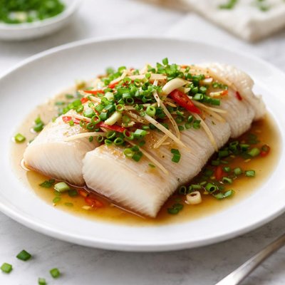 Steamed fish fillet