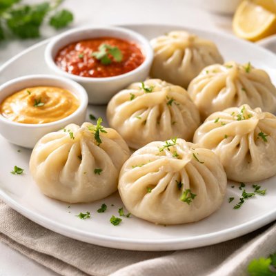 Steamed momos