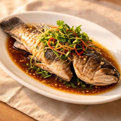 清蒸油鲈