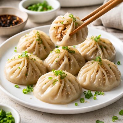 Steamed pork dumpling