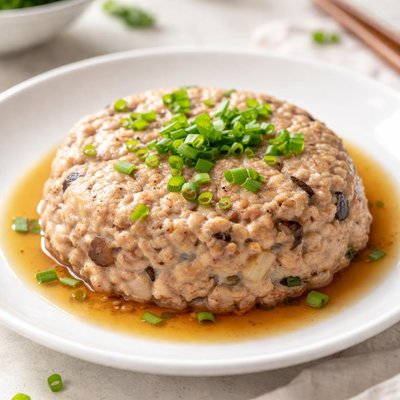 Steamed pork patty