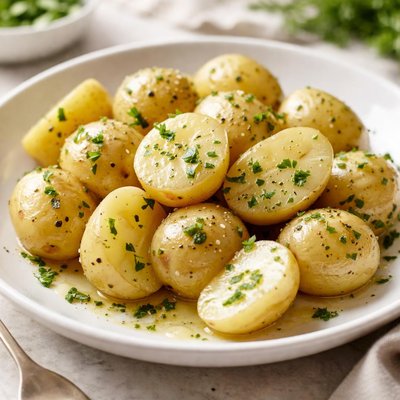 Steamed potatoes