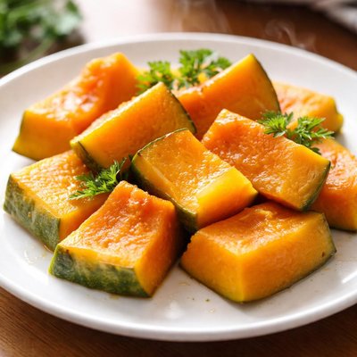 Steamed pumpkin